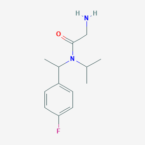 molecular formula C13H19FN2O B7925313 2-Amino-N-[1-(4-fluoro-phenyl)-ethyl]-N-isopropyl-acetamide 