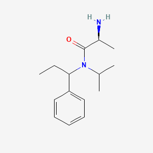 molecular formula C15H24N2O B7925338 (S)-2-Amino-N-isopropyl-N-(1-phenyl-propyl)-propionamide 
