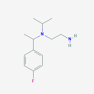molecular formula C13H21FN2 B7925342 N*1*-[1-(4-Fluoro-phenyl)-ethyl]-N*1*-isopropyl-ethane-1,2-diamine 