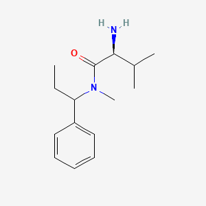 molecular formula C15H24N2O B7925374 (S)-2-Amino-3,N-dimethyl-N-(1-phenyl-propyl)-butyramide 