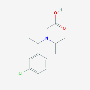molecular formula C13H18ClNO2 B7925408 {[1-(3-Chloro-phenyl)-ethyl]-isopropyl-amino}-acetic acid 