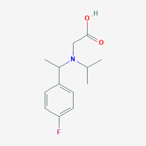 {[1-(4-Fluoro-phenyl)-ethyl]-isopropyl-amino}-acetic acid