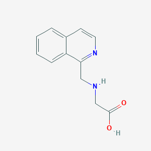 molecular formula C12H12N2O2 B7925429 [(Isoquinolin-1-ylmethyl)-amino]-acetic acid 