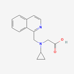molecular formula C15H16N2O2 B7925432 (Cyclopropyl-isoquinolin-1-ylmethyl-amino)-acetic acid 