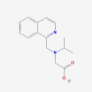 molecular formula C15H18N2O2 B7925474 (Isopropyl-isoquinolin-1-ylmethyl-amino)-acetic acid 