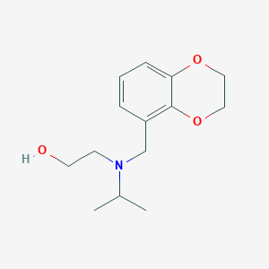 molecular formula C14H21NO3 B7925482 2-[(2,3-Dihydro-benzo[1,4]dioxin-5-ylmethyl)-isopropyl-amino]-ethanol 