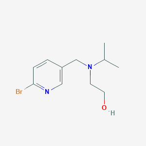 molecular formula C11H17BrN2O B7925520 2-[(6-Bromo-pyridin-3-ylmethyl)-isopropyl-amino]-ethanol 