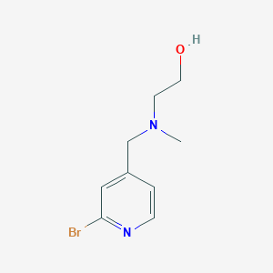 molecular formula C9H13BrN2O B7925565 2-[(2-Bromo-pyridin-4-ylmethyl)-methyl-amino]-ethanol 