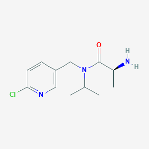 molecular formula C12H18ClN3O B7925620 (S)-2-Amino-N-(6-chloro-pyridin-3-ylmethyl)-N-isopropyl-propionamide 