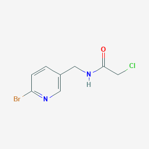 molecular formula C8H8BrClN2O B7925653 N-(6-Bromo-pyridin-3-ylmethyl)-2-chloro-acetamide 