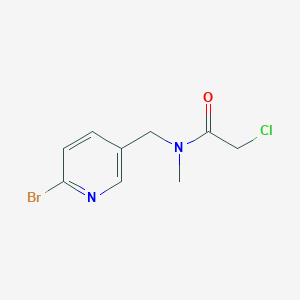 molecular formula C9H10BrClN2O B7925661 N-(6-Bromo-pyridin-3-ylmethyl)-2-chloro-N-methyl-acetamide 