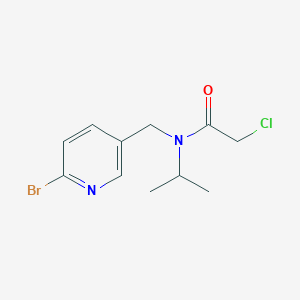 molecular formula C11H14BrClN2O B7925669 N-(6-Bromo-pyridin-3-ylmethyl)-2-chloro-N-isopropyl-acetamide 