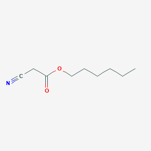 molecular formula C9H15NO2 B079257 Hexyl cyanoacétate CAS No. 13361-53-0