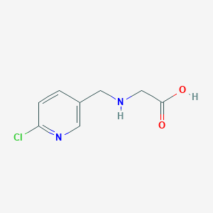 molecular formula C8H9ClN2O2 B7925750 [(6-Chloro-pyridin-3-ylmethyl)-amino]-acetic acid 