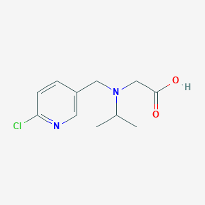 molecular formula C11H15ClN2O2 B7925758 [(6-Chloro-pyridin-3-ylmethyl)-isopropyl-amino]-acetic acid 