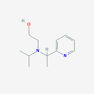 molecular formula C12H20N2O B7925782 2-[Isopropyl-(1-pyridin-2-yl-ethyl)-amino]-ethanol 