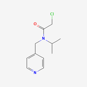 molecular formula C11H15ClN2O B7925803 2-Chloro-N-isopropyl-N-pyridin-4-ylmethyl-acetamide 