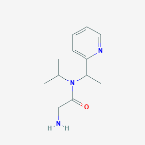 molecular formula C12H19N3O B7925815 2-Amino-N-isopropyl-N-(1-pyridin-2-yl-ethyl)-acetamide 