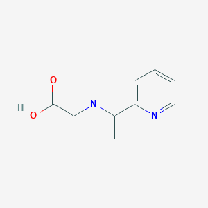 molecular formula C10H14N2O2 B7925855 [Methyl-(1-pyridin-2-yl-ethyl)-amino]-acetic acid 