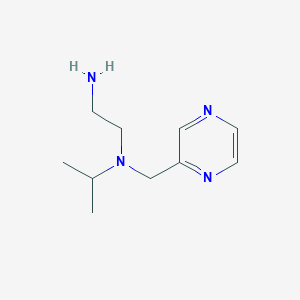 molecular formula C10H18N4 B7925875 N1-Isopropyl-N1-(pyrazin-2-ylmethyl)ethane-1,2-diamine 