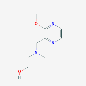 molecular formula C9H15N3O2 B7925927 2-[(3-Methoxy-pyrazin-2-ylmethyl)-methyl-amino]-ethanol 