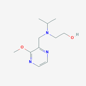 molecular formula C11H19N3O2 B7925934 2-[Isopropyl-(3-methoxy-pyrazin-2-ylmethyl)-amino]-ethanol 