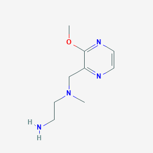 molecular formula C9H16N4O B7925948 N1-((3-Methoxypyrazin-2-yl)methyl)-N1-methylethane-1,2-diamine 