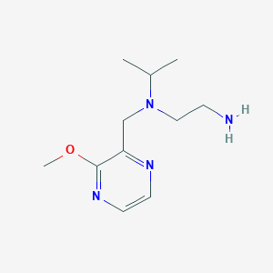molecular formula C11H20N4O B7925953 N*1*-Isopropyl-N*1*-(3-methoxy-pyrazin-2-ylmethyl)-ethane-1,2-diamine 