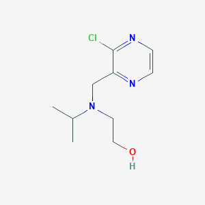 molecular formula C10H16ClN3O B7925968 2-[(3-Chloro-pyrazin-2-ylmethyl)-isopropyl-amino]-ethanol 