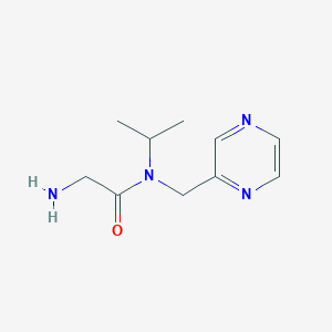 molecular formula C10H16N4O B7926057 2-Amino-N-isopropyl-N-pyrazin-2-ylmethyl-acetamide 