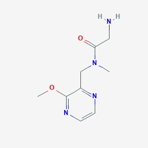 molecular formula C9H14N4O2 B7926100 2-Amino-N-(3-methoxy-pyrazin-2-ylmethyl)-N-methyl-acetamide 