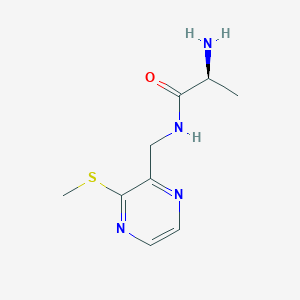 (S)-2-Amino-N-(3-methylsulfanyl-pyrazin-2-ylmethyl)-propionamide