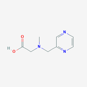 molecular formula C8H11N3O2 B7926435 (Methyl-pyrazin-2-ylmethyl-amino)-acetic acid 