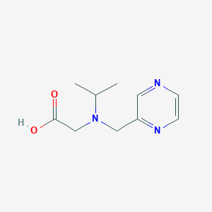 molecular formula C10H15N3O2 B7926442 (Isopropyl-pyrazin-2-ylmethyl-amino)-acetic acid 