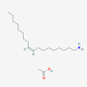 molecular formula C20H41NO2 B079265 (Z)-Octadec-9-enylammonium acetate CAS No. 10460-00-1