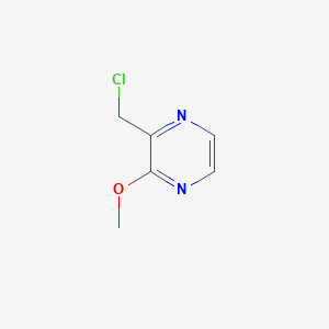 molecular formula C6H7ClN2O B7926556 2-Chloromethyl-3-methoxy-pyrazine 