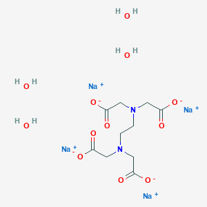 molecular formula C10H20N2Na4O12 B079266 Tetrasodium ethylenediaminetetraacetate tetrahydrate CAS No. 13235-36-4