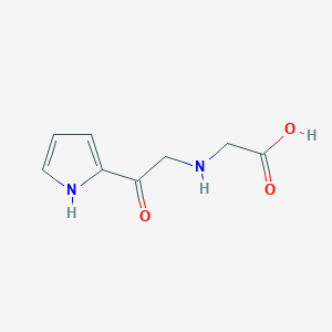 molecular formula C8H10N2O3 B7926746 [2-Oxo-2-(1H-pyrrol-2-yl)-ethylamino]-acetic acid 
