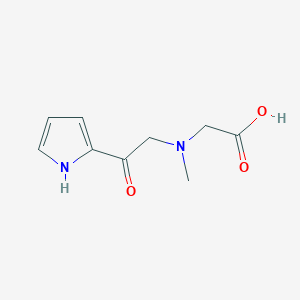 molecular formula C9H12N2O3 B7926749 {Methyl-[2-oxo-2-(1H-pyrrol-2-yl)-ethyl]-amino}-acetic acid 