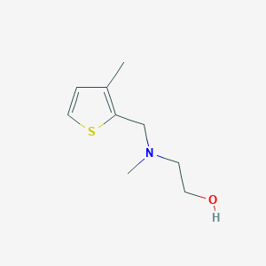 molecular formula C9H15NOS B7926783 2-[Methyl-(3-methyl-thiophen-2-ylmethyl)-amino]-ethanol 