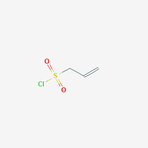 molecular formula C3H5ClO2S B079268 Prop-2-ene-1-sulfonyl chloride CAS No. 14418-84-9