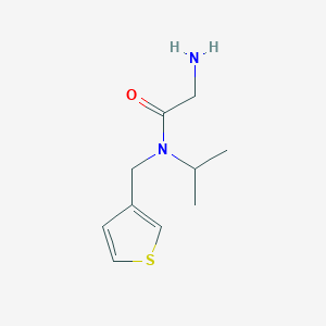 molecular formula C10H16N2OS B7926824 2-Amino-N-isopropyl-N-thiophen-3-ylmethyl-acetamide 