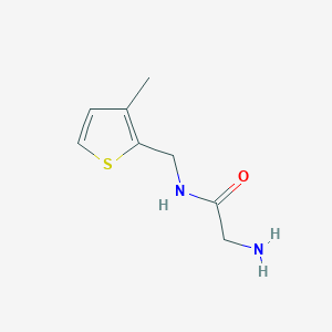 molecular formula C8H12N2OS B7926832 2-Amino-N-(3-methyl-thiophen-2-ylmethyl)-acetamide 