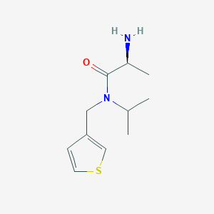 molecular formula C11H18N2OS B7926876 (S)-2-Amino-N-isopropyl-N-thiophen-3-ylmethyl-propionamide 