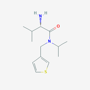 molecular formula C13H22N2OS B7926881 (S)-2-Amino-N-isopropyl-3-methyl-N-thiophen-3-ylmethyl-butyramide 