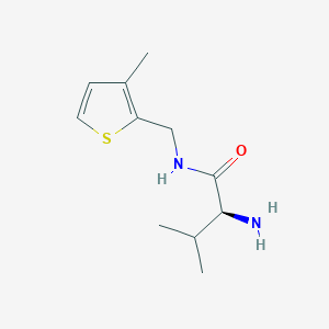 molecular formula C11H18N2OS B7926895 (S)-2-Amino-3-methyl-N-(3-methyl-thiophen-2-ylmethyl)-butyramide 