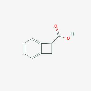 molecular formula C9H8O2 B079269 双环[4.2.0]辛-1,3,5-三烯-7-羧酸 CAS No. 14381-41-0