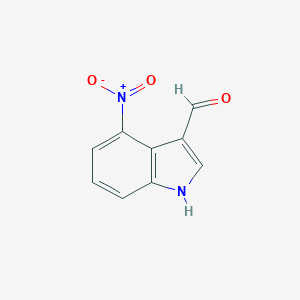 molecular formula C9H6N2O3 B079270 4-Nitroindole-3-carboxaldehyde CAS No. 10553-11-4