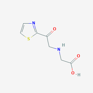 molecular formula C7H8N2O3S B7927103 (2-Oxo-2-thiazol-2-yl-ethylamino)-acetic acid 