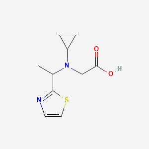 [Cyclopropyl-(1-thiazol-2-yl-ethyl)-amino]-acetic acid